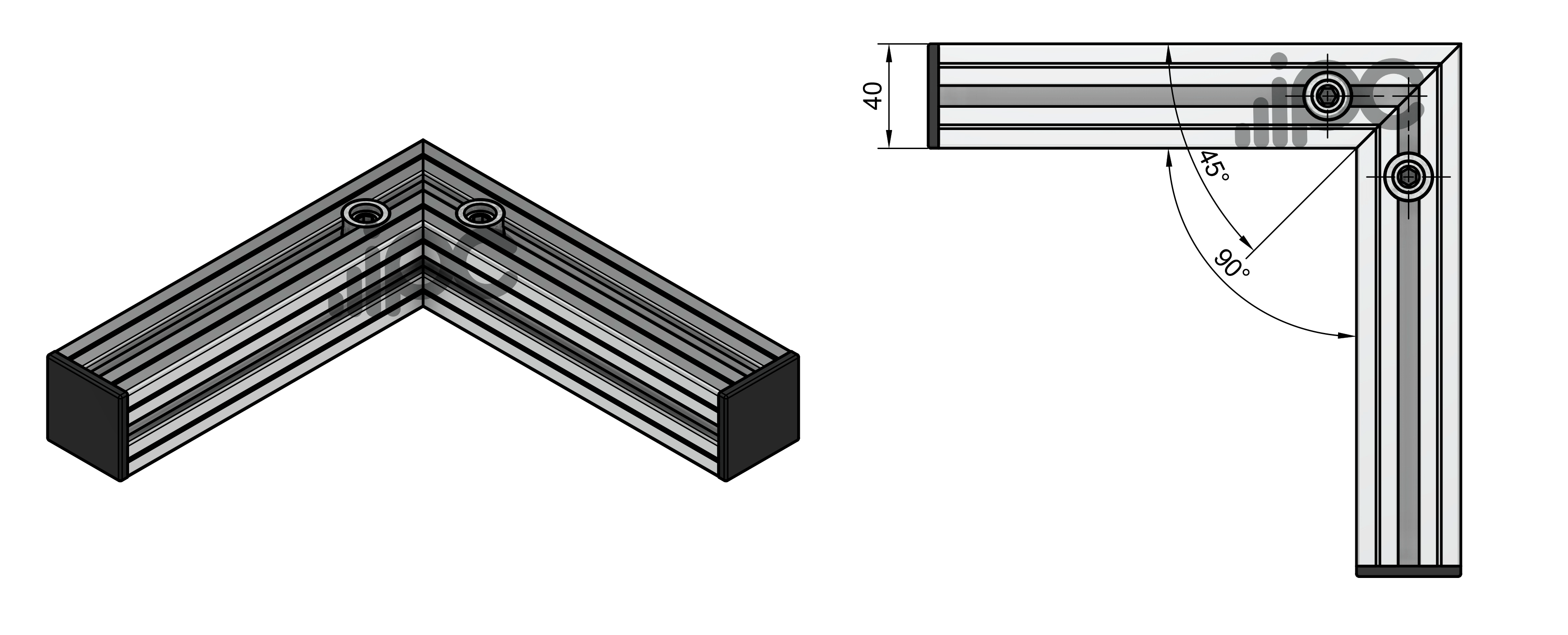 Exemplo de uso do conector com corpo articulado