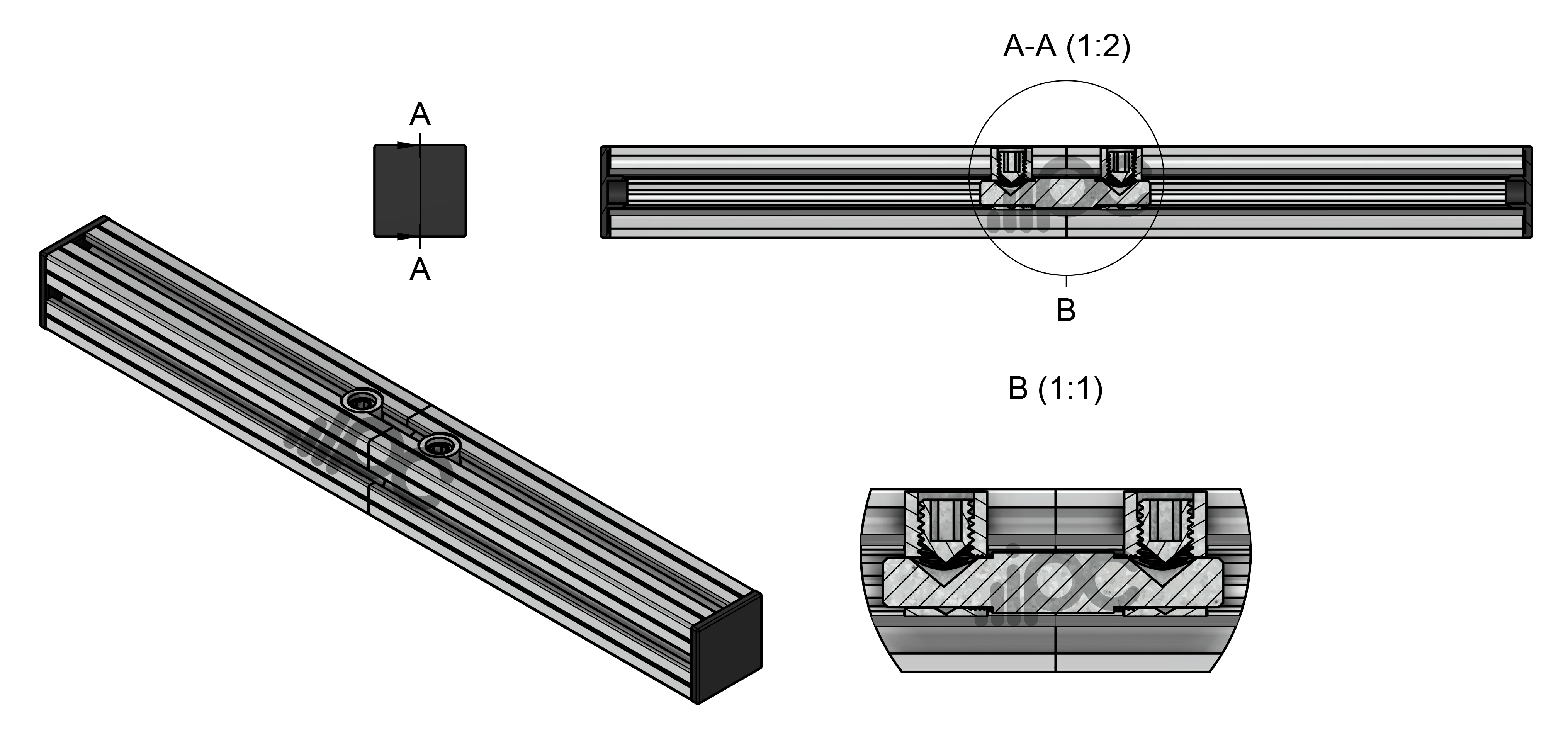 Exemplo de uso do conector prolongador