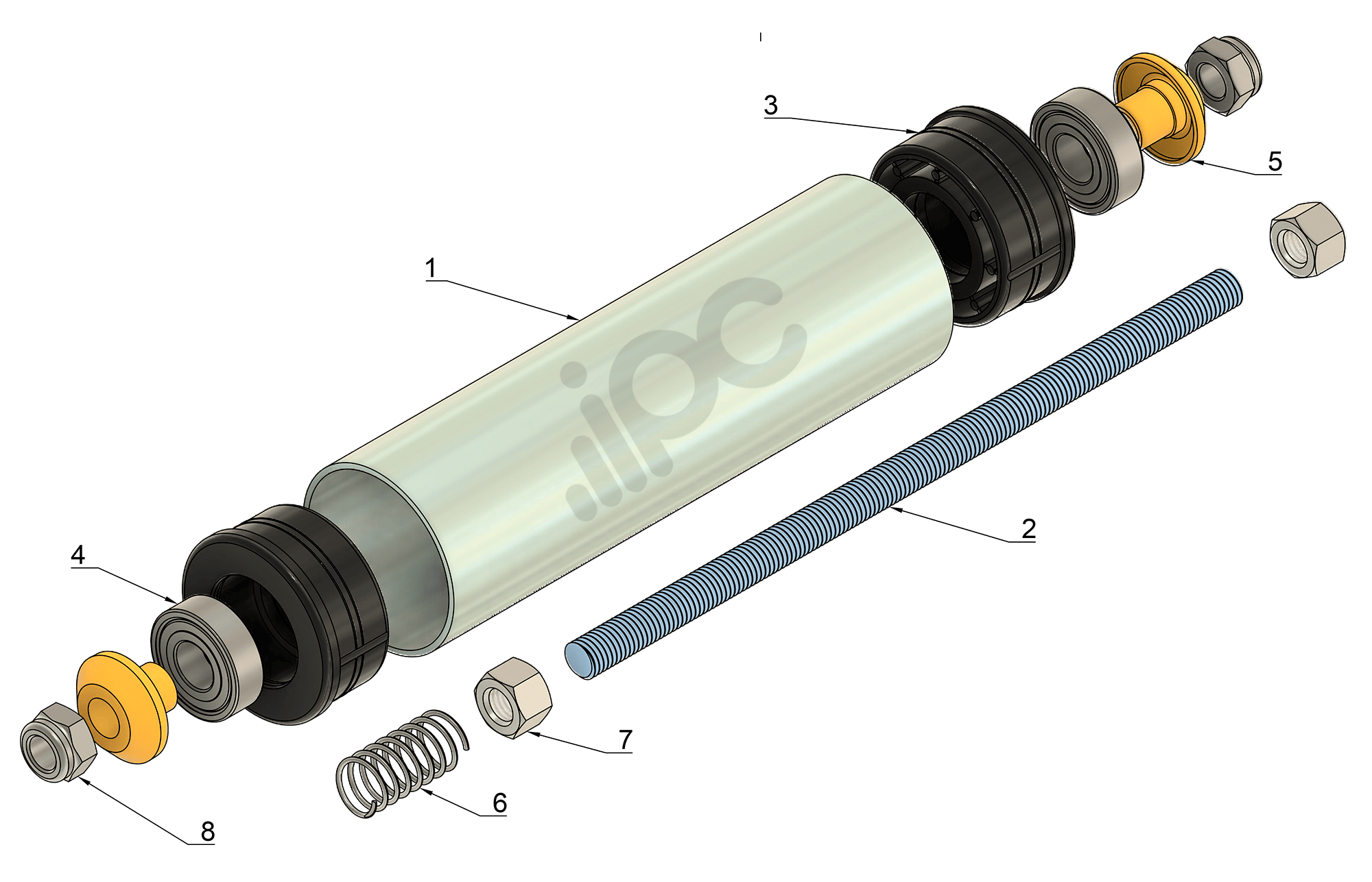 Informações adicionais sobre o rolete de Aço com diâmetro de 60,3 milimetros