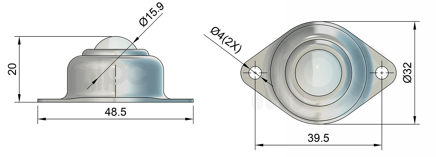 Esfera Transferidora 431 - nylon