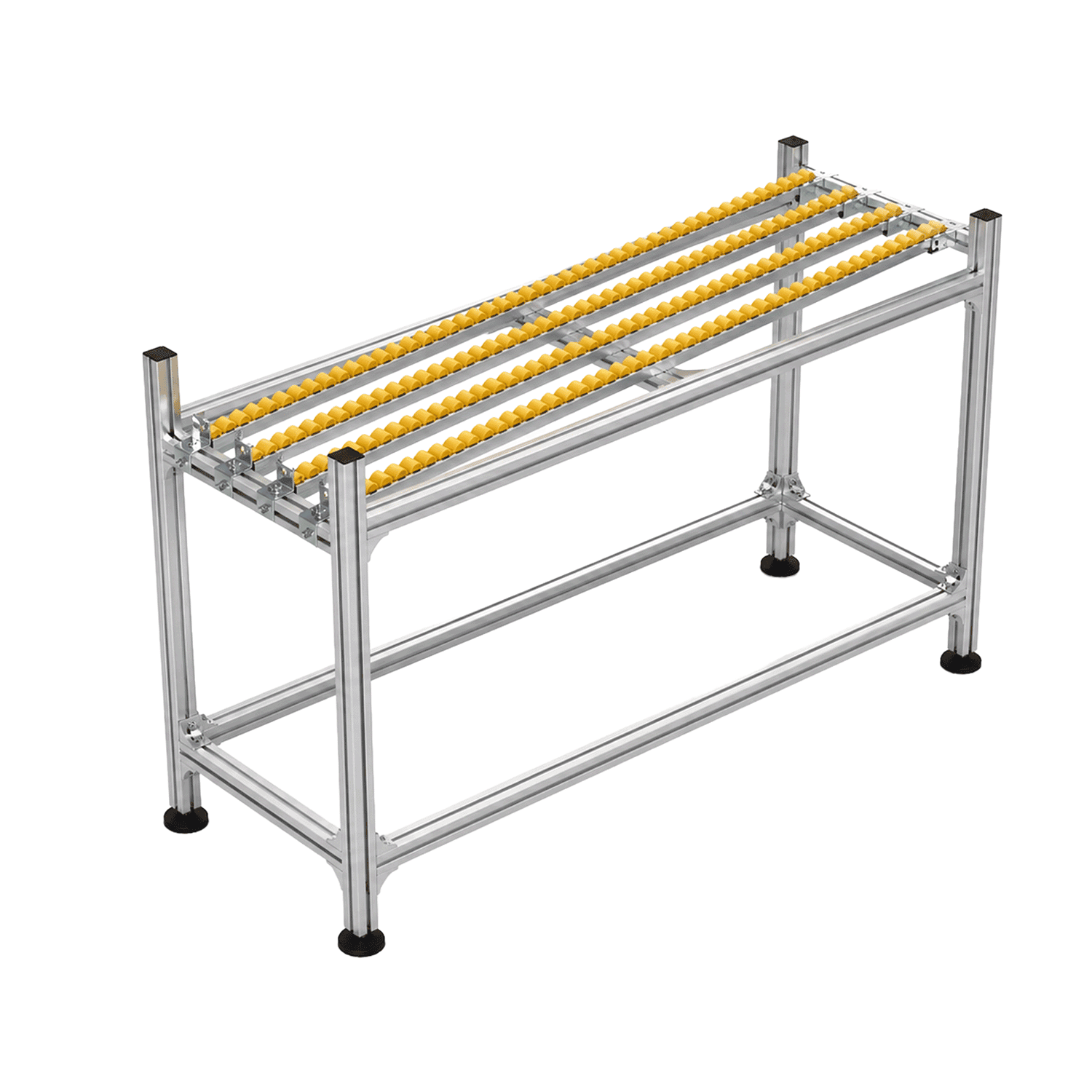 Esteira Flow Rack  - Comprimento 1,50 metro - Capacidade 80 Kgf