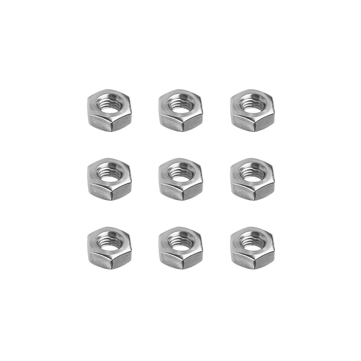 Kit Porca Sextavada M6 - Aço Carbono - Passo da Rosca 1,00 mm
