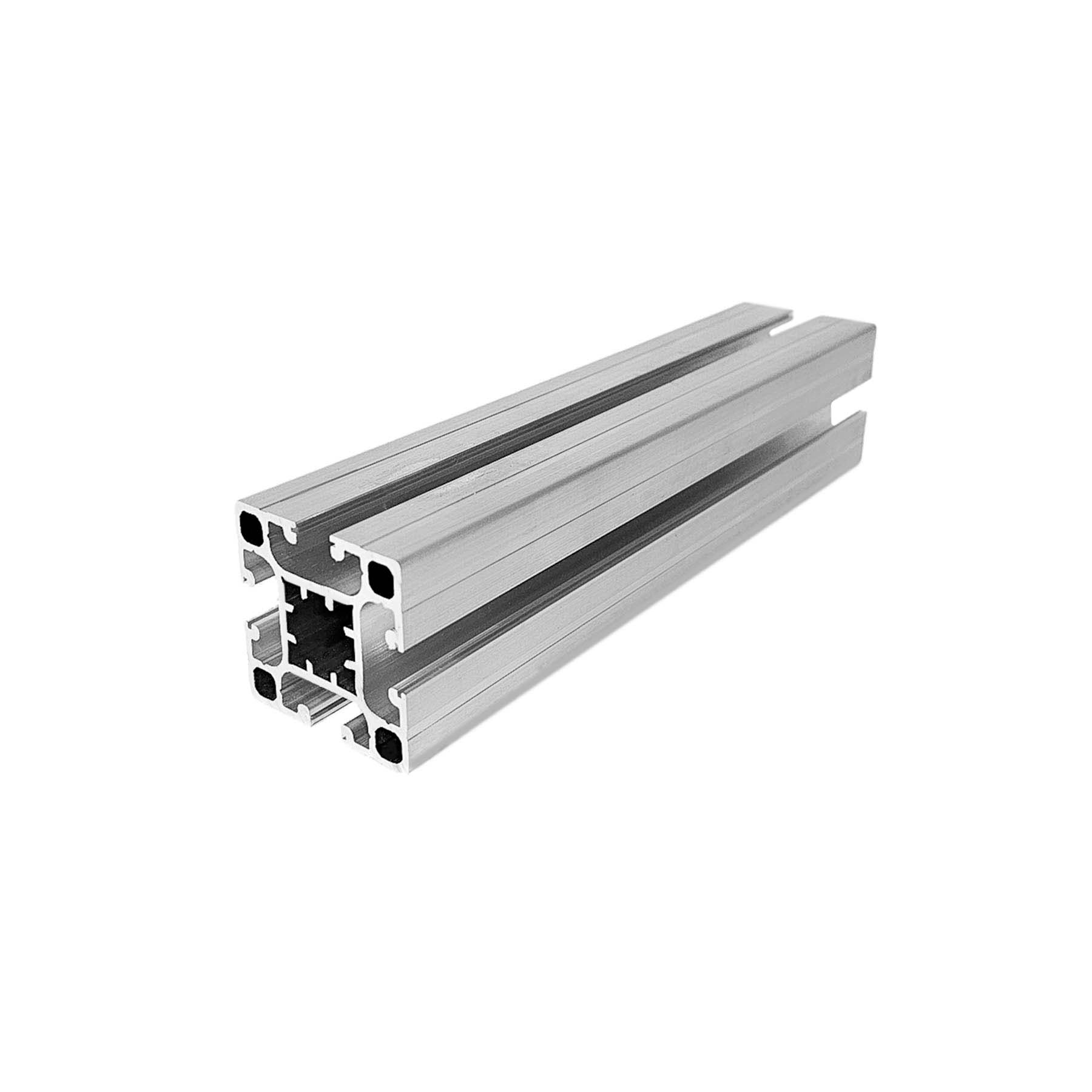 Perfil Estrutural de Alumínio 40 x 40 - Canal de 8 mm