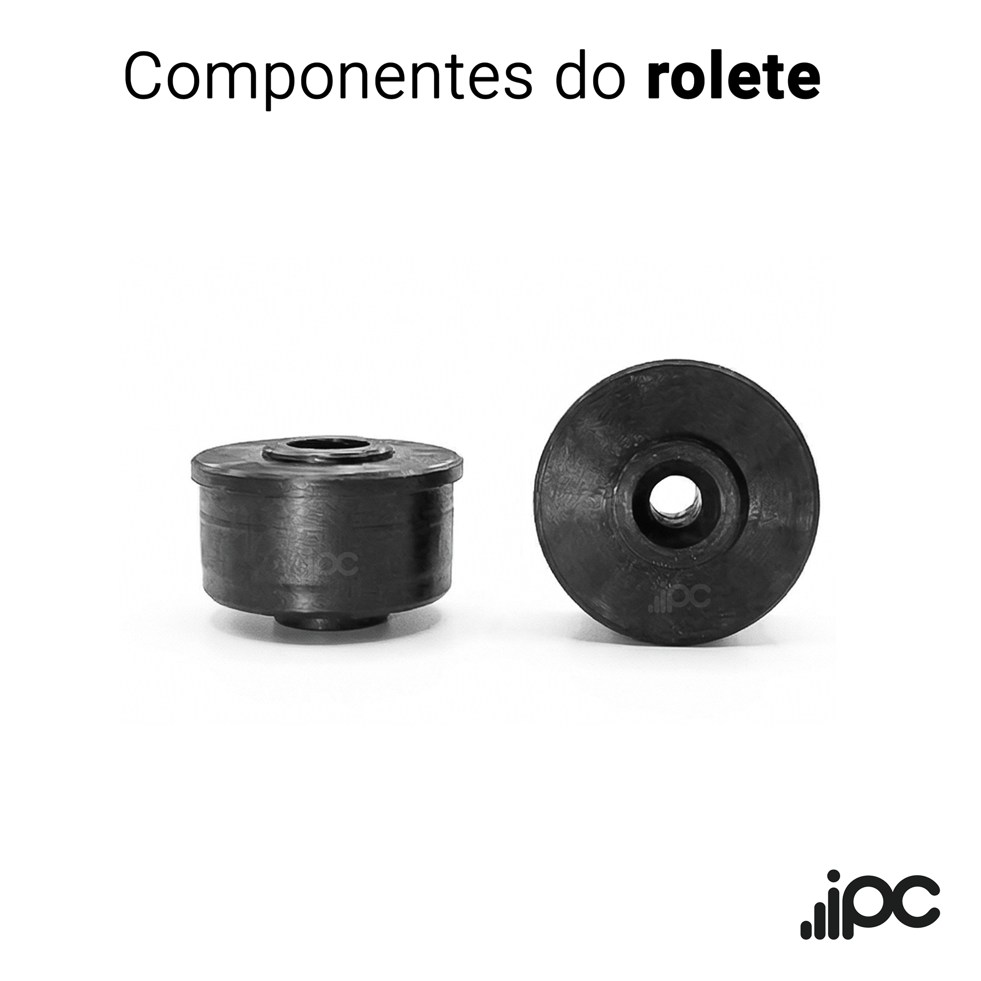 Rolete de Alumínio Bucha Seca 50,8 mm × 100 mm | IPC Comercial