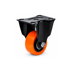 Rodizio Fixo - Roda de PVC - Diâmetro de 2 Polegadas - Capacidade de 50 kgf Rodizio Fixo - Roda de PVC - Diâmetro de 2 Polegadas - Capacidade de 50 kgf