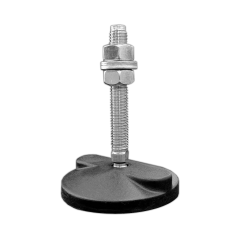 Pé Nivelador Articulado - Base 80mm 