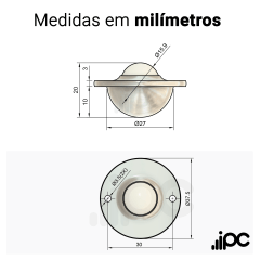 Esfera 445 - Nylon - para 12 Kgf