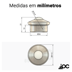 Esfera 447 - Nylon - para 21 Kgf