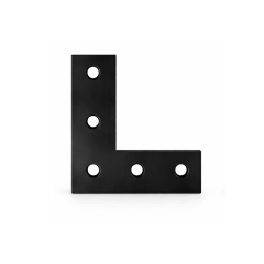Placa de Conexão L para Perfil Estrutural em Alumínio - Base 30