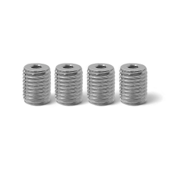 Kit com 4 Buchas de Redução para Perfil Estrutural | M16 para M6 | Compatível com Base 40