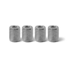 Kit com 4 Buchas de Redução para Perfil Estrutural | M16 para M8 | Compatível com Base 40