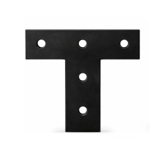 Placa de Conexão T para Perfil Estrutural em Alumínio - Base 40 Placa de Conexão T para Perfil Estrutural em Alumínio - Base 40