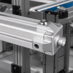 Conector de extremidade para fixação de rodízio ou pé nivelador - Rosca M10