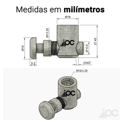Conector Universal - Perfil Base 40