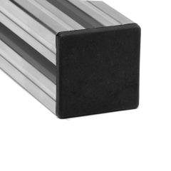 Kit com 10 tampas de acabamento para perfil estrutural - Perfil 40 x 40 - Centro 14 mm