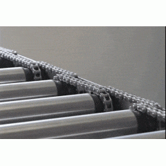 Rolete de Aço com Engrenagem Dupla - Diâmetro de 50,8 mm - Comprimento útil de 1.000 mm