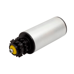 Rolete de Aço com Engrenagem Dupla - Diâmetro de 76,2 mm - Comprimento útil de 100 mm
