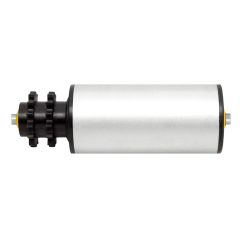 Rolete de Aço com Engrenagem Dupla - Diâmetro de 76,2 mm - Comprimento útil de 750 mm