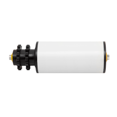 Rolete de PVC com Engrenagem Dupla - Diâmetro de 76,2 mm - Comprimento útil de 1.000 mm