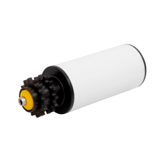 Rolete de PVC com Engrenagem Dupla - Diâmetro de 76,2 mm - Comprimento útil de 200 mm