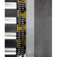 Rolete de Aço 50,8 - Engrenagem Dupla - Comprimento útil de 150 mm