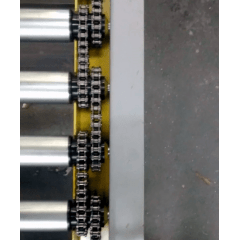 Rolete de Aço 50,8 - Engrenagem Dupla - Comprimento útil de 100 mm