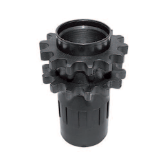 Rolete de Aço com Engrenagem Dupla - Diâmetro de 50,8 mm - Comprimento útil de 800 mm