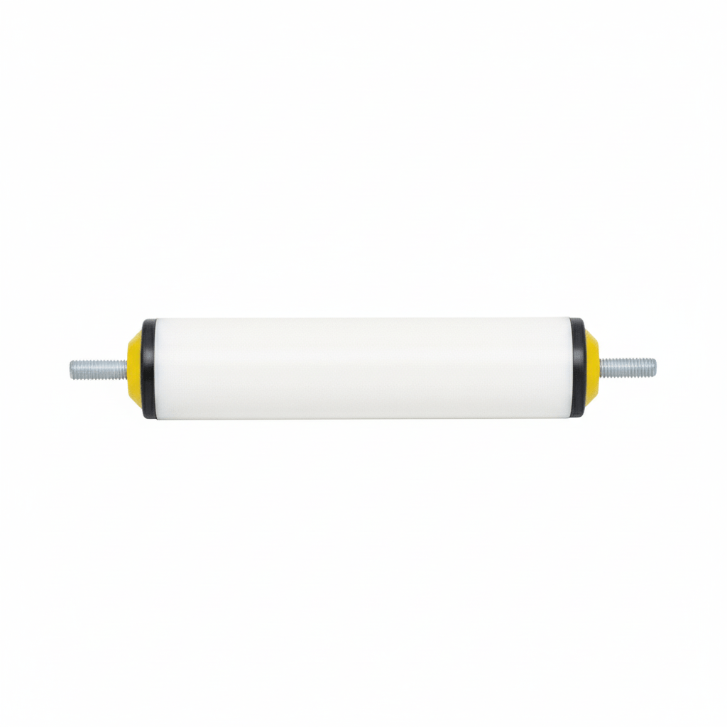 Rolete de PVC - Diâmetro 40 mm - Comprimento útil  de 200 mm