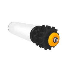Rolete de PVC com Engrenagem Dupla - Diâmetro de 50 mm - Comprimento útil de 150 mm