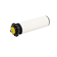 Rolete de PVC com Engrenagem Simples - Diâmetro de 50 mm - Comprimento útil de 150 mm
