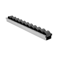 PROMOÇÃO - Trilho Roletado Flow Rack - Rodízios na cor Preta